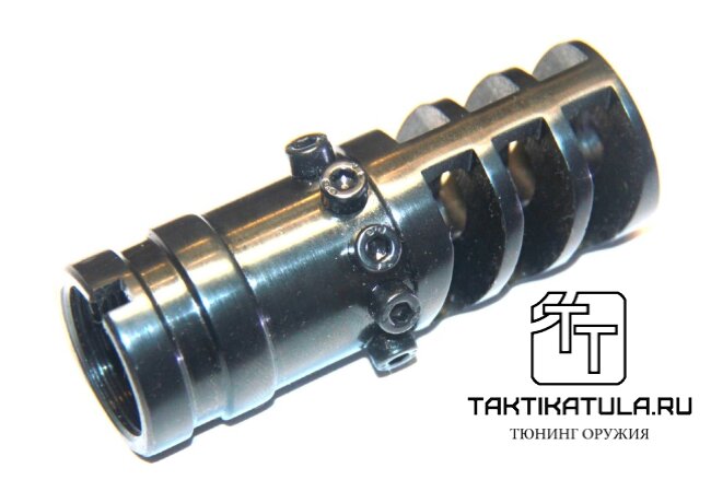Реактивный регулируемый ДТК Тактика-Тула ФЕДЕРАЛ-02 для АК-74/Сайга-МК/АК-100, кал 7.62/5,45/.223 (20037)