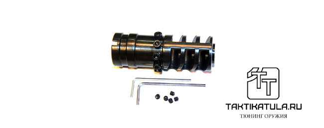 Реактивный регулируемый ДТК Тактика-Тула ФЕДЕРАЛ-02 для АК-74/Сайга-МК/АК-100, кал 7.62/5,45/.223 (20037)