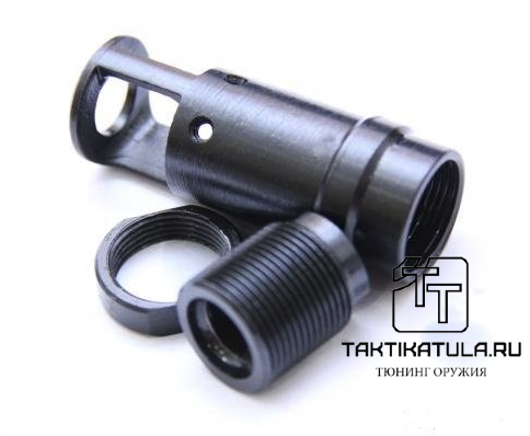 Пламегаситель Тактика-Тула по типу АК Сайга 410-004 для Сайга 410, кал. 410 (20005)