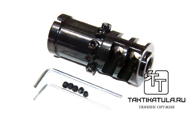 Реактивный регулируемый ДТК Тактика-Тула ФЕДЕРАЛ-01 для АК-74/Сайга-МК/АК-100, кал. 7.62х39/5,45/.223 (20035)