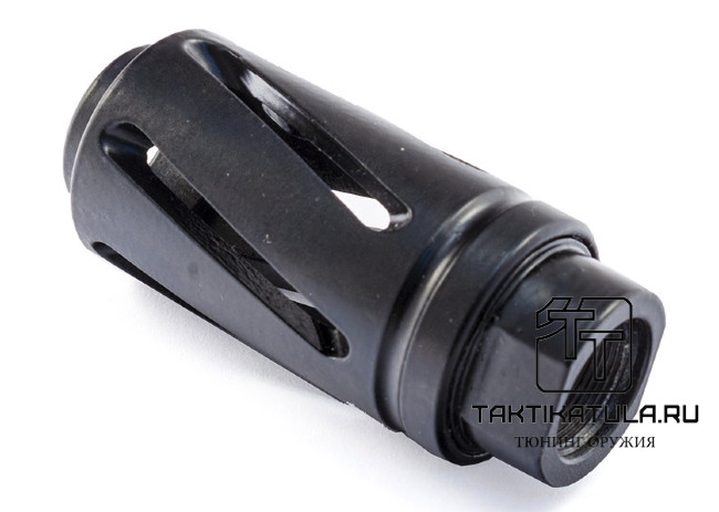 Шелевой пламегаситель Тактика-Тула ТУРБО для Сайга-410 (20053)