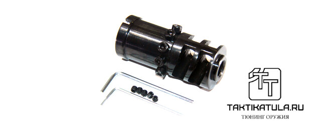 Реактивный регулируемый ДТК Тактика-Тула ФЕДЕРАЛ-01 для АК-74/Сайга-МК/АК-100, кал. 5.45/.223 (20036)