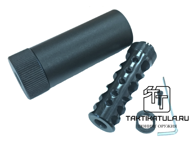 73561.5000.png Реактивный ДТКП закрытого типа Тактика-Тула НОЧЬ кал. 9,6Х53R LANCASTER (.411ТКМ) (М16*1) (20079)