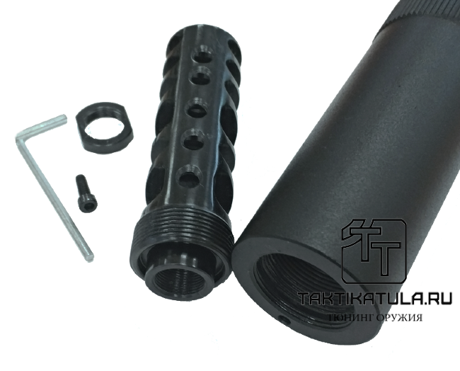 73562.5000.png Реактивный ДТКП закрытого типа Тактика-Тула НОЧЬ кал. 9,6Х53R LANCASTER (.411ТКМ) (М16*1) (20079)